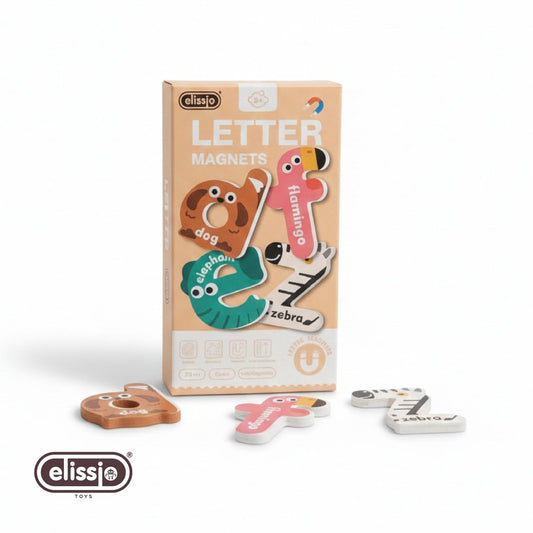 Elissio® Magnetische Dierenletters – 26 Stuks