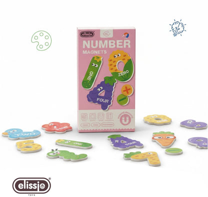 Elissio® Magnetische Cijfers – 0-9 met Symbolen