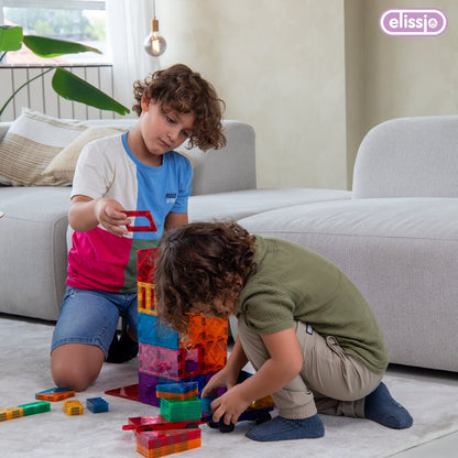 Elissio® Magnetische Tegels – 64 Stuks